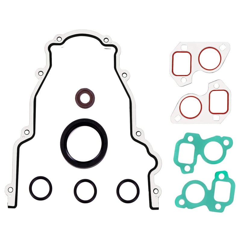 LIMICAR Timing Cover Set Water Pump Gaskets Crankshaft Seal TCS45993 Compatible with GM LS LS1 LS6 LS2 LS3 LQ9 LQ4 4.8 5.3 5.7 6.0 - Image 1